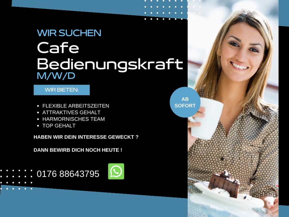 Café Bedienungskraft gesucht (m/w/d) in Berlin