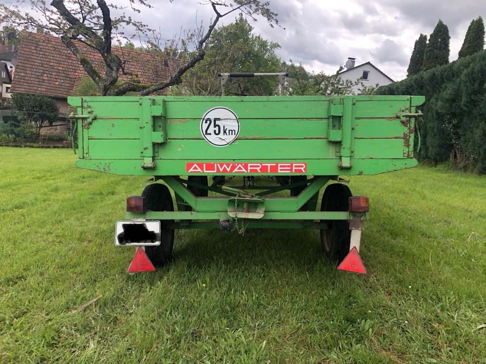 Auwärter Pritschenwagen Anhänger für Traktor Schlepper in Ettlingen