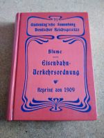 Eisenbahn-Verkehrsordnung von 1909!!!! Thüringen - Jena Vorschau