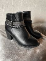 Stiefelette Cityline Gr 36 schwarz neuwertig Hessen - Grebenau Vorschau