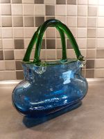 Glas Blumenvase in Form einer Handtasche Rheinland-Pfalz - Wasserliesch Vorschau