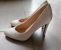 Brautschuhe Satin Ivory Gr. 39 Hessen - Kirchhain Vorschau