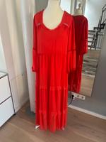 MARC CAIN Maxikleid Kleid mit Volants Chiffon Fiery Red Gr. 40 N4 Lindenthal - Köln Sülz Vorschau