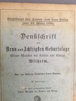 Denkschrift 89. Geburtstag Kaiser Wilhelm 1886, antiquarisch Bayern - Kinsau Vorschau