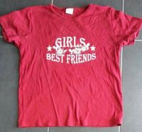 NEU: T-Shirt Gr. 164, rot weiß Mädchen best friends Blume Stern Rheinland-Pfalz - Alpenrod Vorschau