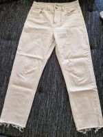 Only Damenjeans Hose Straight Größe 27/30 Creme Beige Bayern - Schwabach Vorschau