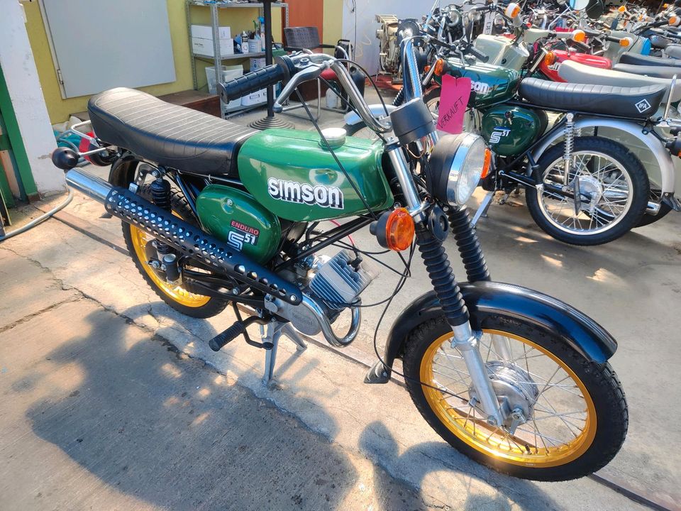 Simson S51 4-gang Enduro Nr.: A1300 Standort Weinböhla in Weinböhla