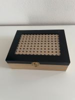 Box Rattan gold schwarz Schmuckbox Kiste deko München - Maxvorstadt Vorschau