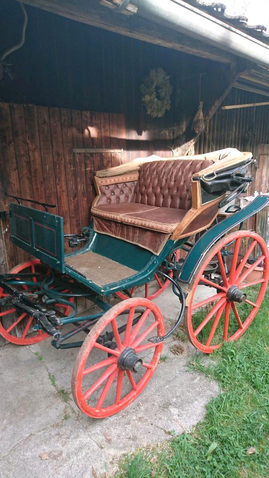 Kutsche Zweispänner Esterhazywagen Doktor Spider Phaeton Deko in Traunstein