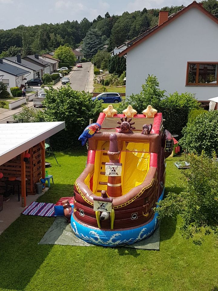 Hüpfburg Piratenschiff mieten, Geburtstag, Firmenfeier in Waldmohr