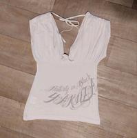 Shirt Top Tunika Blusenshirt M weiss mit Schnürung von Yakuza Thüringen - Altenburg Vorschau