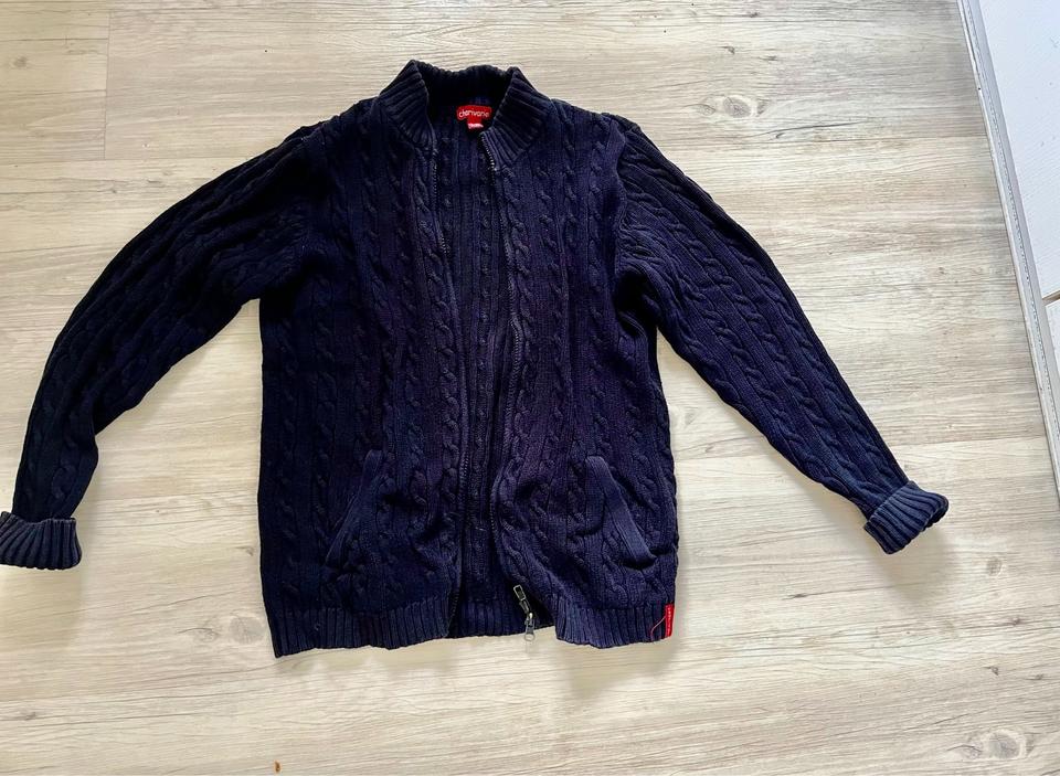 Strickjacke von Charivari, Größe 176/182, dunkelblau in Hamburg
