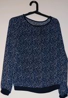 Shirt Pulli Chiffon Bluse blau weiß Blumen Muster Mitte - Wedding Vorschau