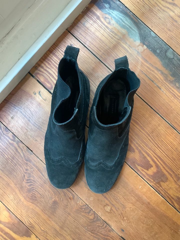 Chelsea Boots schwarz 41 Belmondo Görtz Wildleder in Hamburg