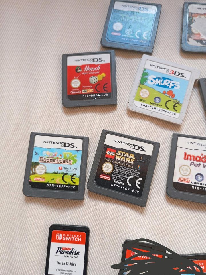 Nintendo DS, Nintendo Switch Spiele und ein Nintendo 3DS Spiel in Porta Westfalica