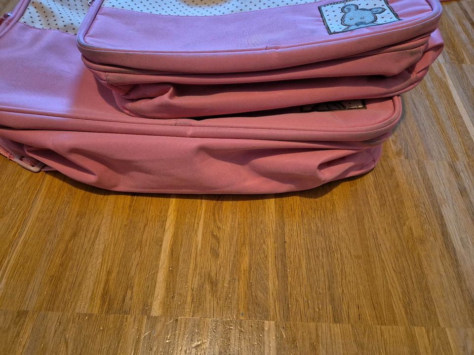 Wickeltasche Set rosa in München