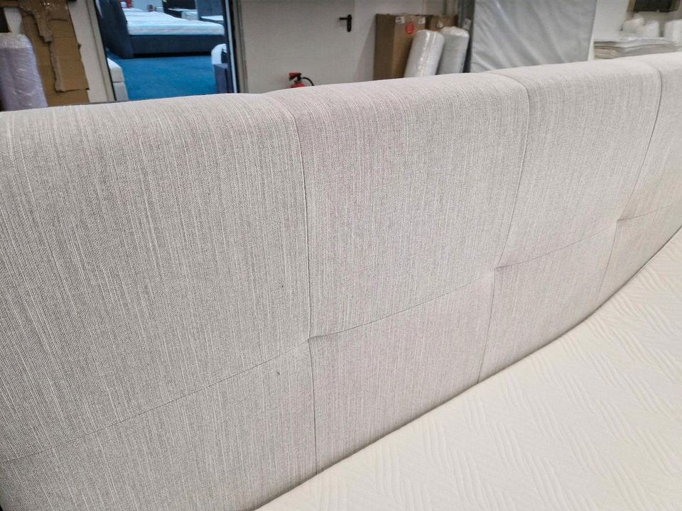 NUR HEUTE 799€ Bett Boxspringbett 180x200 cm beige Bettkasten Stauraum und Topper mit Matratzen Möbel Wurm WIR LIEFERN DEUTSCHLANDWEIT in Osnabrück