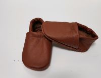 Lederpuschen Krabbelschuhe Gr 19 in 12,5cm Handmade Harburg - Hamburg Hausbruch Vorschau