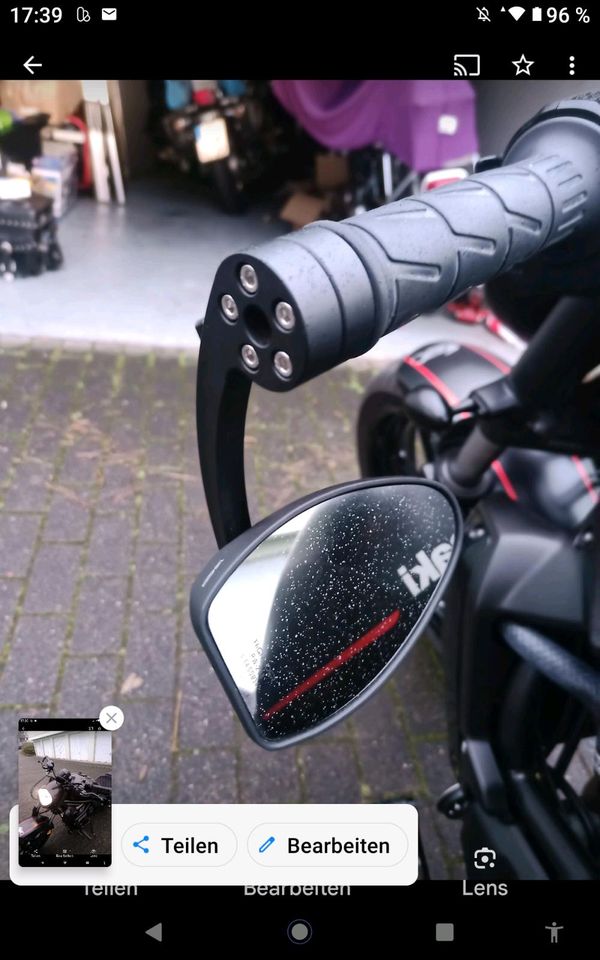 Kawasaki VN650 s Seitenkennzeichen, Lenker in Hagen