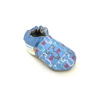 Robeez Krabbelschuhe Babyschuhe Leder Blau 0-6 Monate NEU Niedersachsen - Braunschweig Vorschau