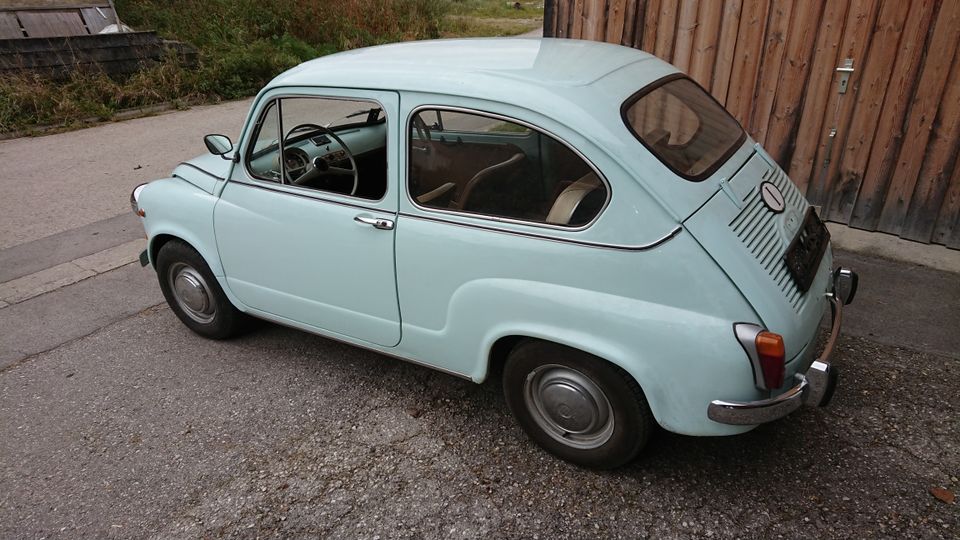 Fiat 600 D „Seicento“ (kein Fiat 500) mit H-Kennzeichen in Planegg