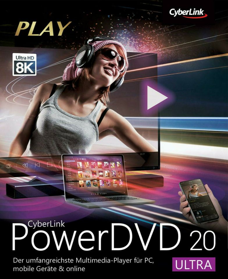 PowerDVD 20 Ultra Power DVD 20 Multimedia Player für PC in Berlin