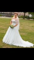 Hochzeitskleid - Brautkleid mit Reifrock und Schleier Bayern - Mengkofen Vorschau