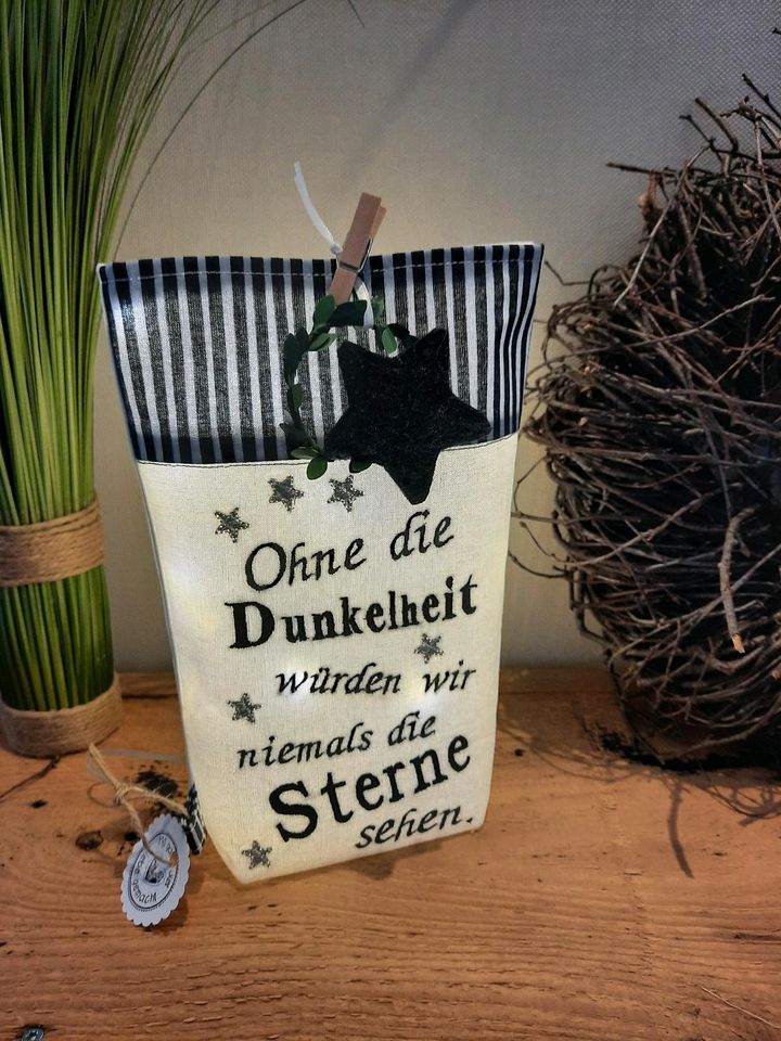 Lichtertüte mit Spruch, Geschenk Geburtstag handmade in Brilon