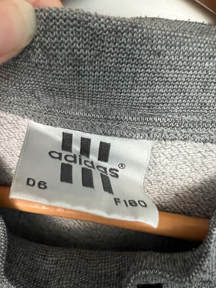 Vintage Adidas Pullover grau Größe 80er/90er in Bochum