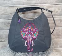 Beuteltasche, Umhängetasche, Hobo Bag handmade Hessen - Neuhof Vorschau