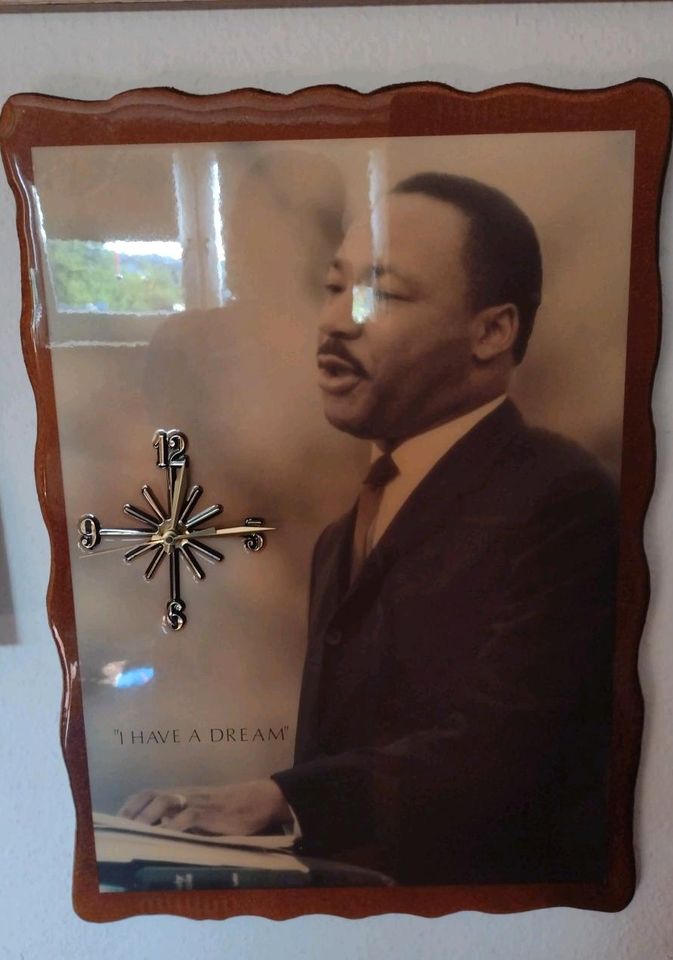 Martin Luther King Uhr/Bild in Stockstadt a. Main