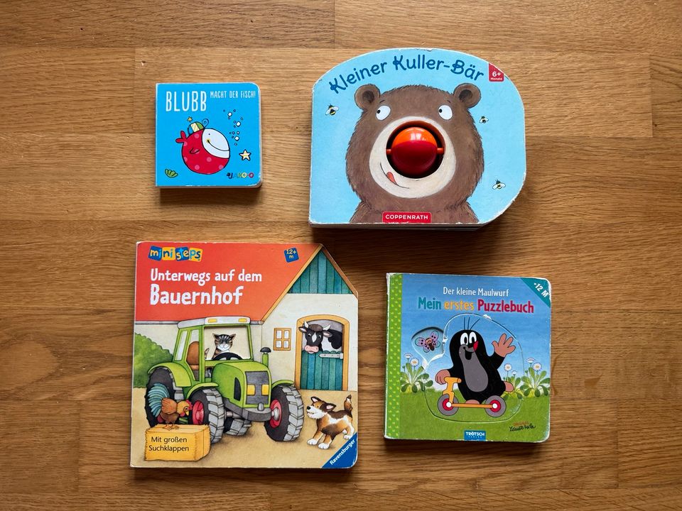 Kinderbuchpaket - 4 Bücher - Kuller/Puzzle/Klappen in Vaterstetten