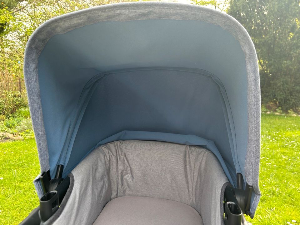 Bugaboo Sportsitzbezug & Verdeck in Melange Blue (Jeans) in Berlin