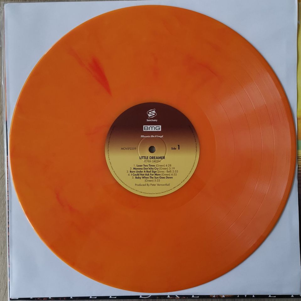 Peter Green Little Dreamer Limited Sun Coloured Vinyl in Würselen