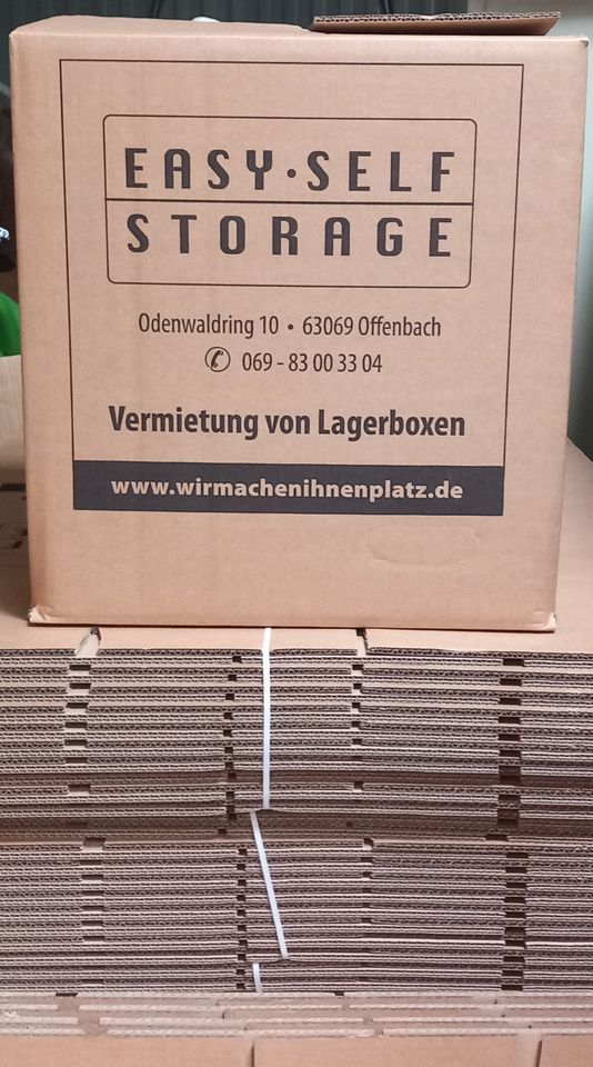 Umzugkartons bis 25 Kg belastbar, auch für Bücher u. Akten NEU in Offenbach
