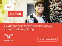 Elektroniker für Betriebstechnik (m/w/d) Sachsen - Pirna Vorschau