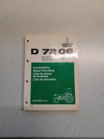 DEUTZ ORIGINAL D7206 TEILNUMMERNLISTE ERSATZTEILLISTE Nordrhein-Westfalen - Ruppichteroth Vorschau