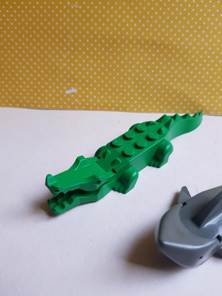 Original Lego Tiere Krokodil, Hai und Delfin unbespielt in Harpstedt