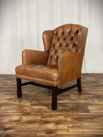 Chesterfield Ohrensessel Vintage Sessel Dutch Wing Ledersessel Nordrhein-Westfalen - Hüllhorst Vorschau