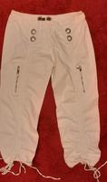 AMISU.Damen Sommer 3/4 Hüfthose.Weiß.Gr.36/S. Raffung&Schnurung Bremen - Huchting Vorschau
