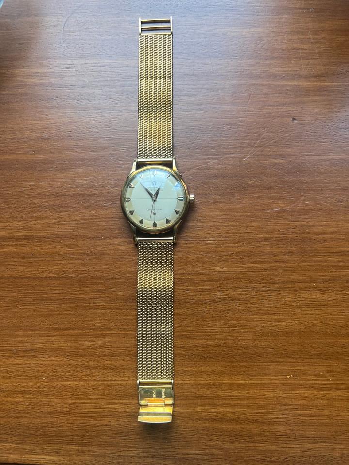 HAU Omega "Constellation" 18 K GG, K 354 m.18 K Goldband "Eszeha in Berlin