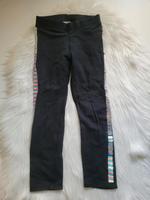 Leggings Hose gefüttert schwarz Glitzer H&M 116 Sachsen - Wurzen Vorschau