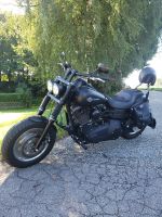 Motorrad Harley Davidson Dyna Fat Bob FXDF schwarz Matt Bayern - Landshut Vorschau