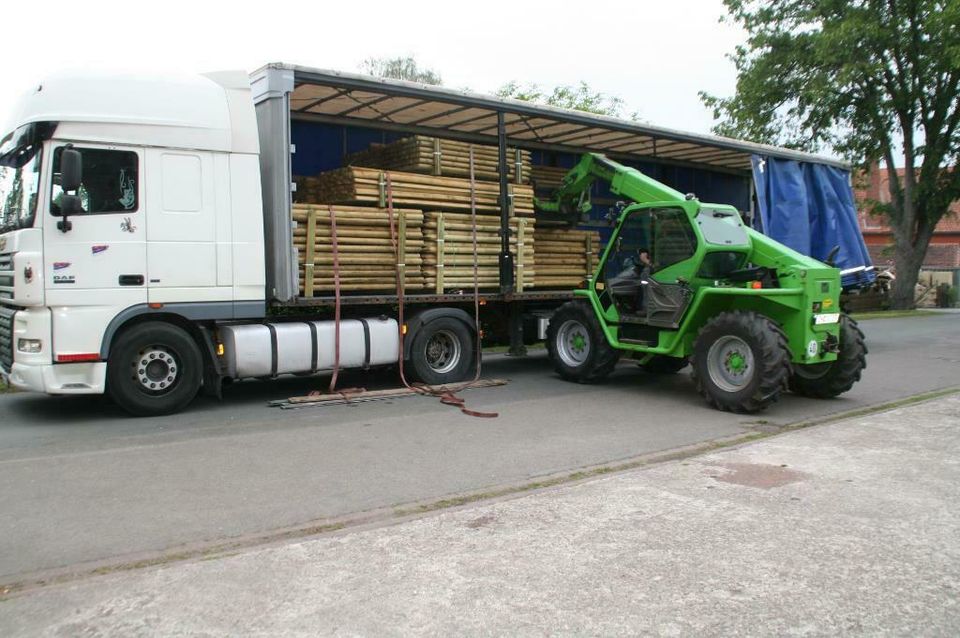 Zaunpfähle - Baumpfähle - Holzpfähle - 10 x 250 cm - imprägniert in Wagenfeld