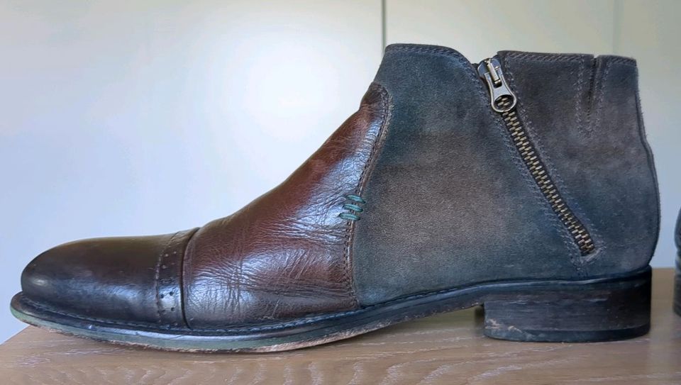 Herren Leder Stiefel Gr. 41 in Neustadt (Wied)