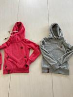 Naketano Pullover Pulli kuschelig warm rot und grau gr XS top Saarland - Lebach Vorschau