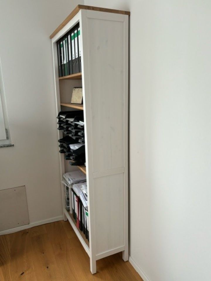 IKEA HEMNES - Regal Büroregal Bücherregal Massivholz Weiß in Endingen