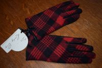 Handschuhe Lindy Bop Gr L rot schwarz kariert Hessen - Lahnau Vorschau