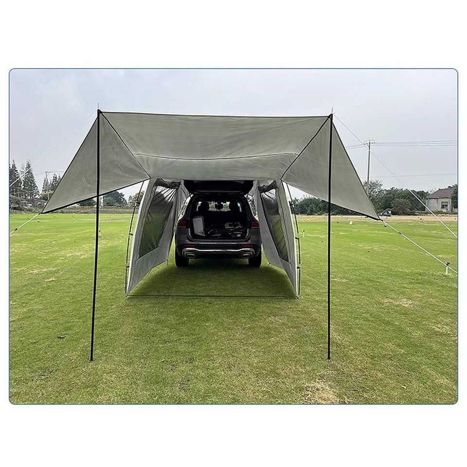 Universal wasserdicht heckklappenzelt, Sport Tent heckzelt Auto SUV,  Camping Zelt vorzelte, für Outdoor kombis Baldachin anhänger : :  Auto & Motorrad