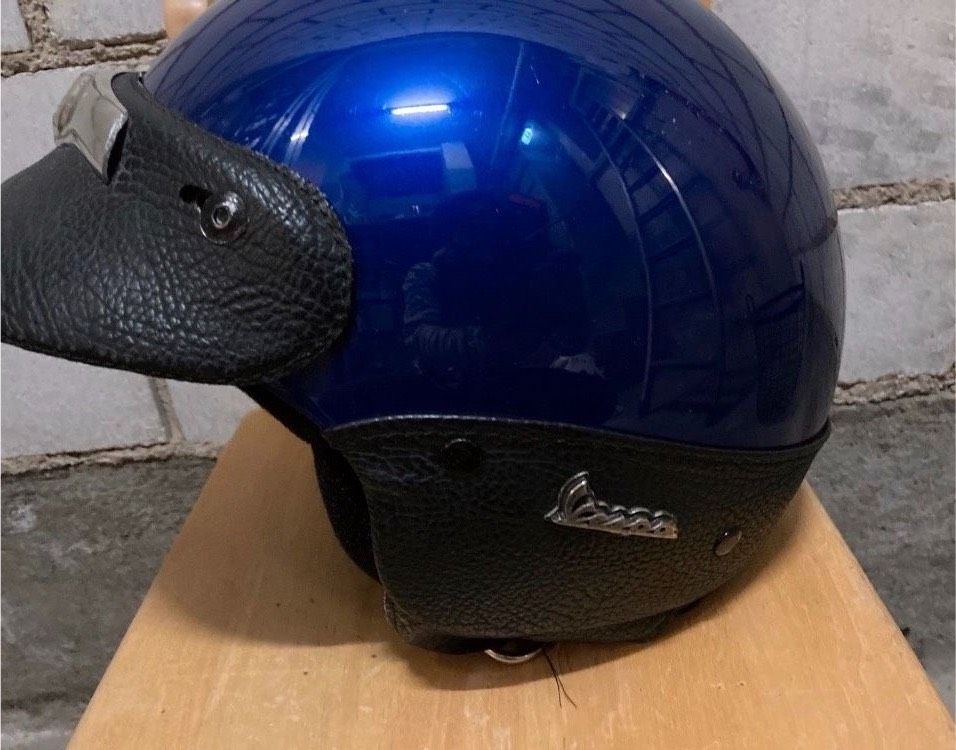 Vespa Rollerhelm Helm blau S in Bad Säckingen